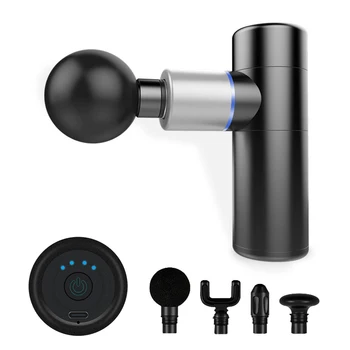 

Morease Mini Electric Massage Gun Percussion Small Fitness Equipment Deep Muscle Fascia Body Massager Gun Relief Acid Pain Relax