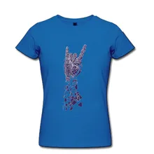 T shirt Women Off White Gym Couture Hip Hop 100% Cotton Print Tee Shirt Metal Music Women clothes Ropa Mujer