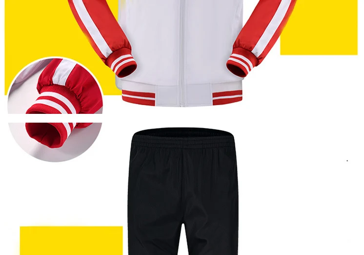 Спортивный костюм для мужчин, красный спортивный костюм, куртка на молнии, спортивные штаны, комплект из двух предметов, мужской спортивный