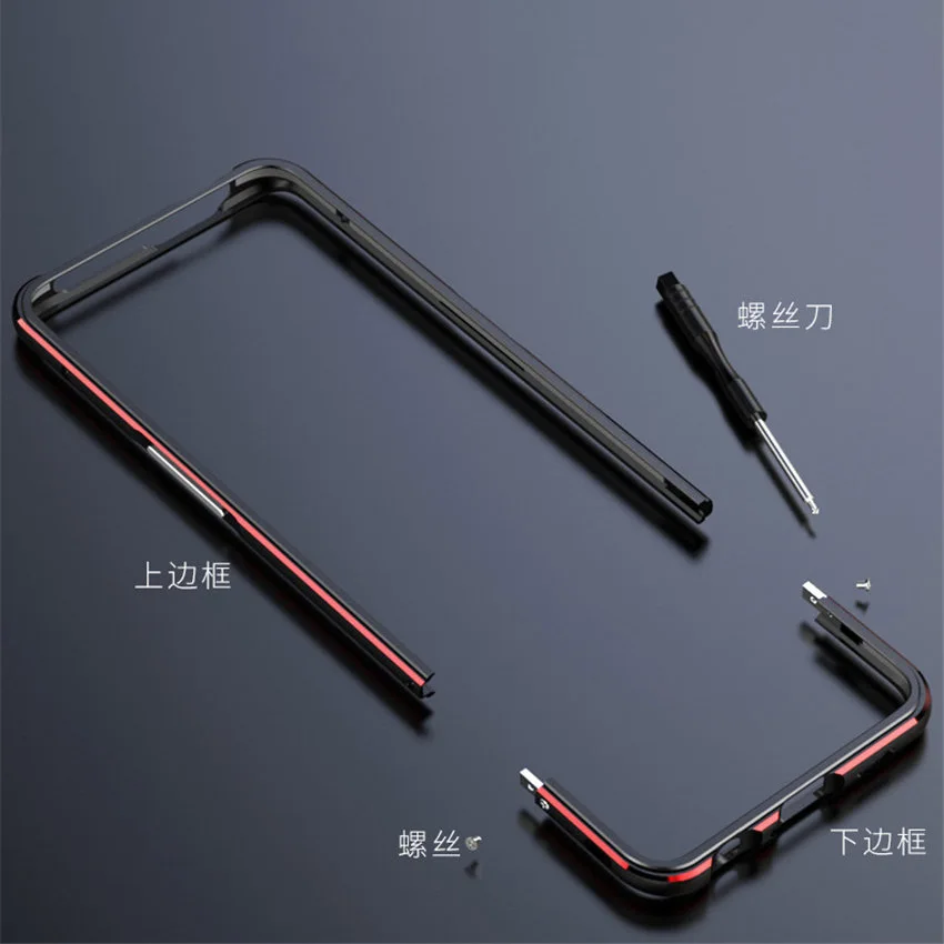 Для OPPO Reno 2 чехол металлический каркас двойной цвет Алюминиевый Бампер Защитный чехол для OPPO Reno 2 Reno2 чехол для телефона