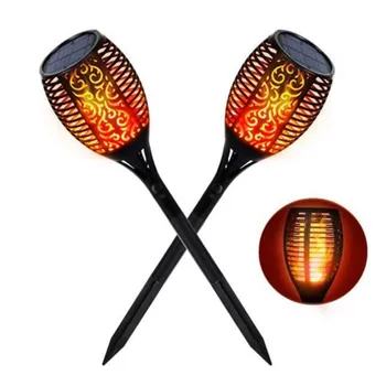 

51/72/96LED Waterproof Flickering Flame Solar Torch Light Garden Lamp Outdoor Landscape Decoration Garden Lawn Light
