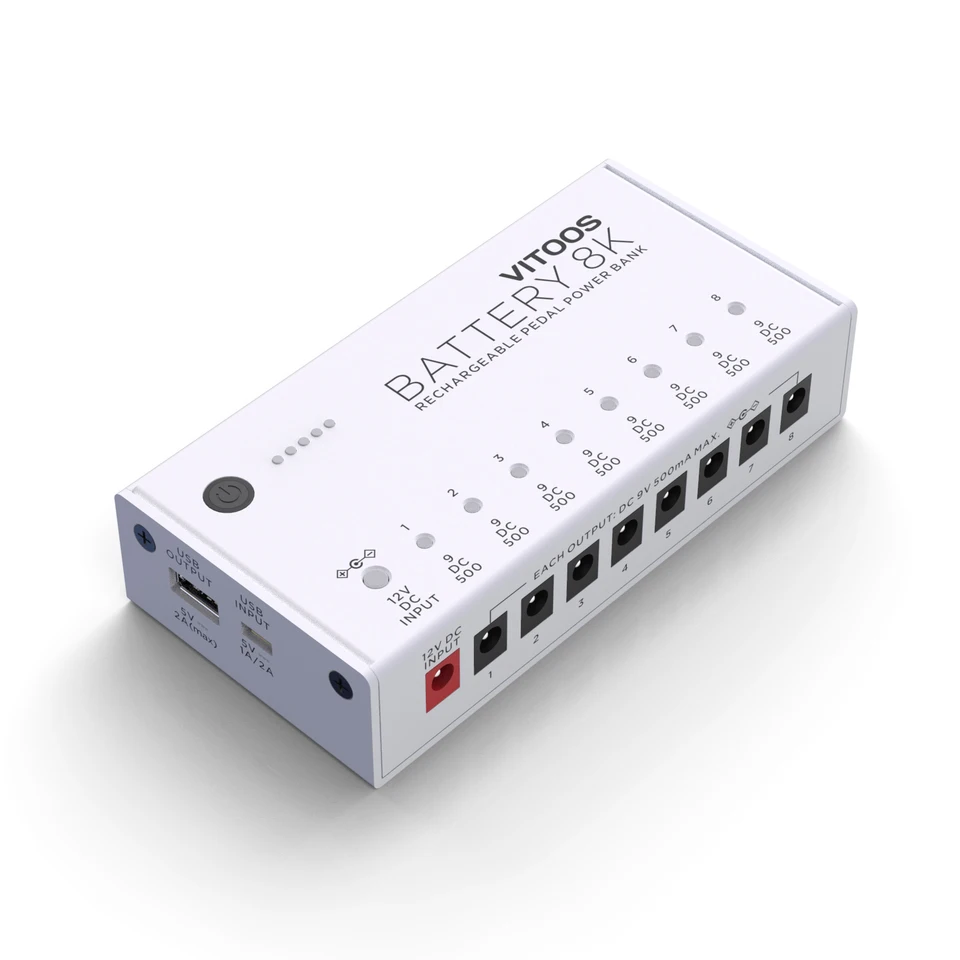 究極のパワーサプライ　VITOOS BATTERY 20K VITOOS BATTERY 20K Lithium battery effect pedal power supply