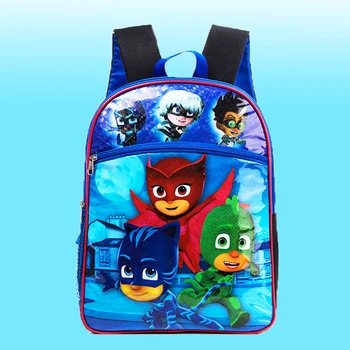 

PJ Masks Waterproof School Backpack Male Primary School Bag Cartoon Anime Figures Pj Mask Double Shoulder Breathable Bag 2S16