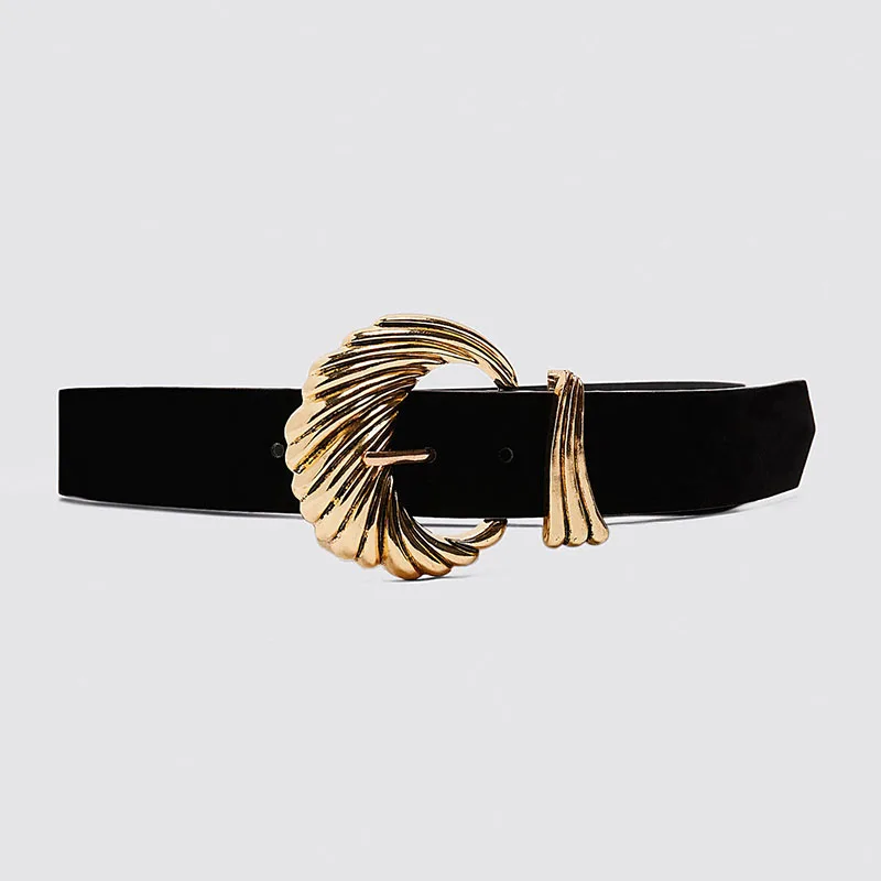 Vedawas Luxury Brand Za Pearl Belts For Women Charm Crystal Maxi Buckle Statement Belts Female Romantic Waist Party Jewelry
