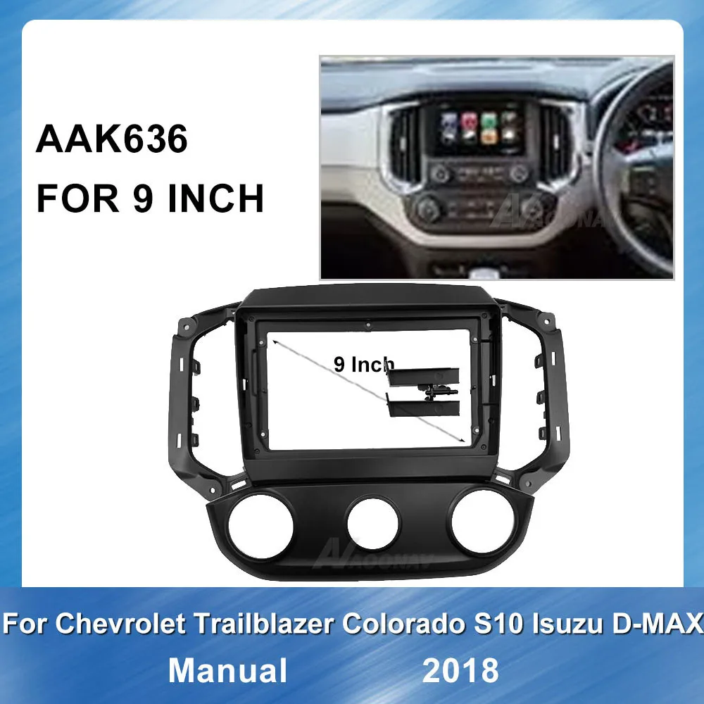 9-дюймовый автомобильный аудио защитная рамка для Chevrolet Trailblazer 2018 Колорадо S10 Isuzu