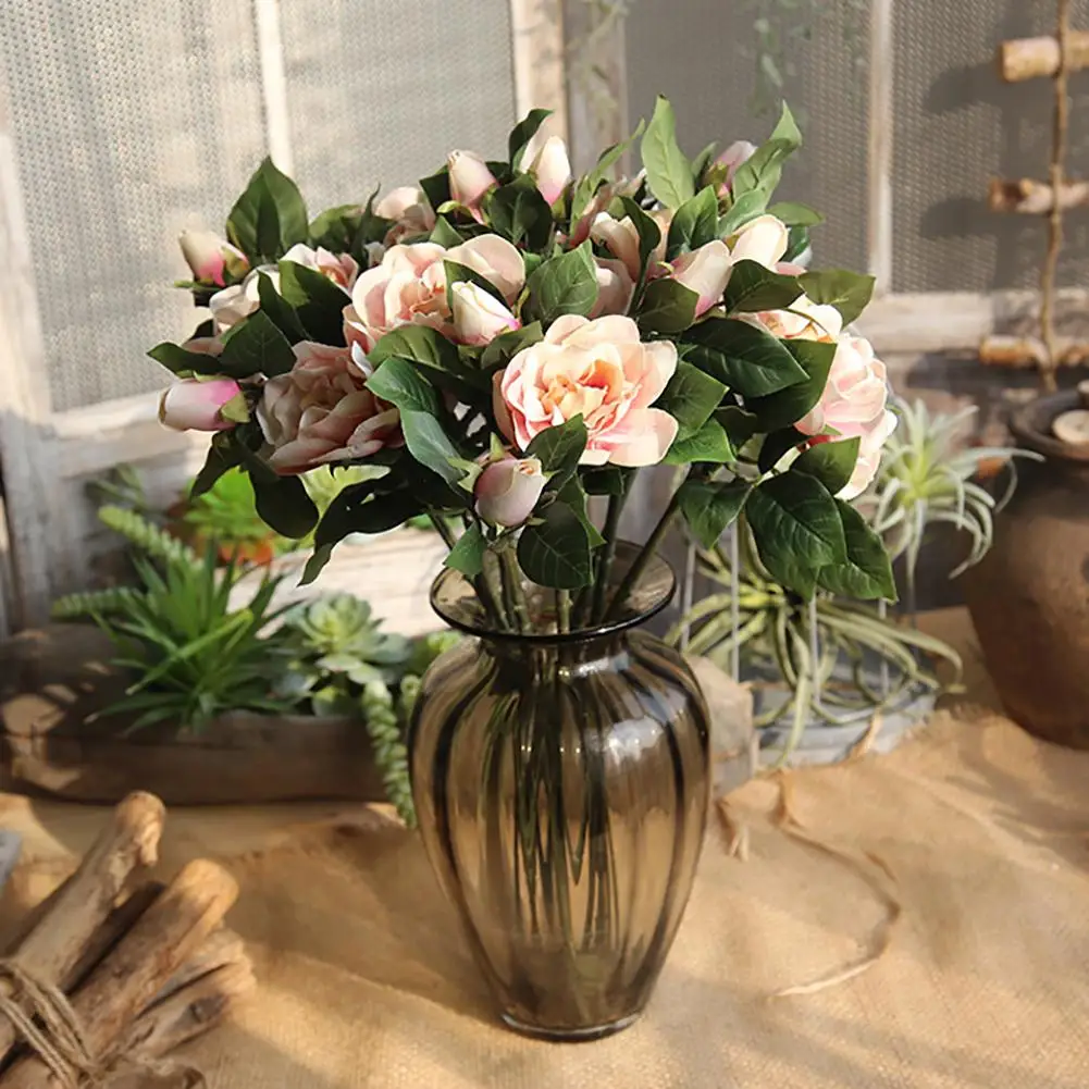 1Pc искусственные растения Artificial Fake Camellia Simulation Flower Wedding Party Home Decoration Свадебный