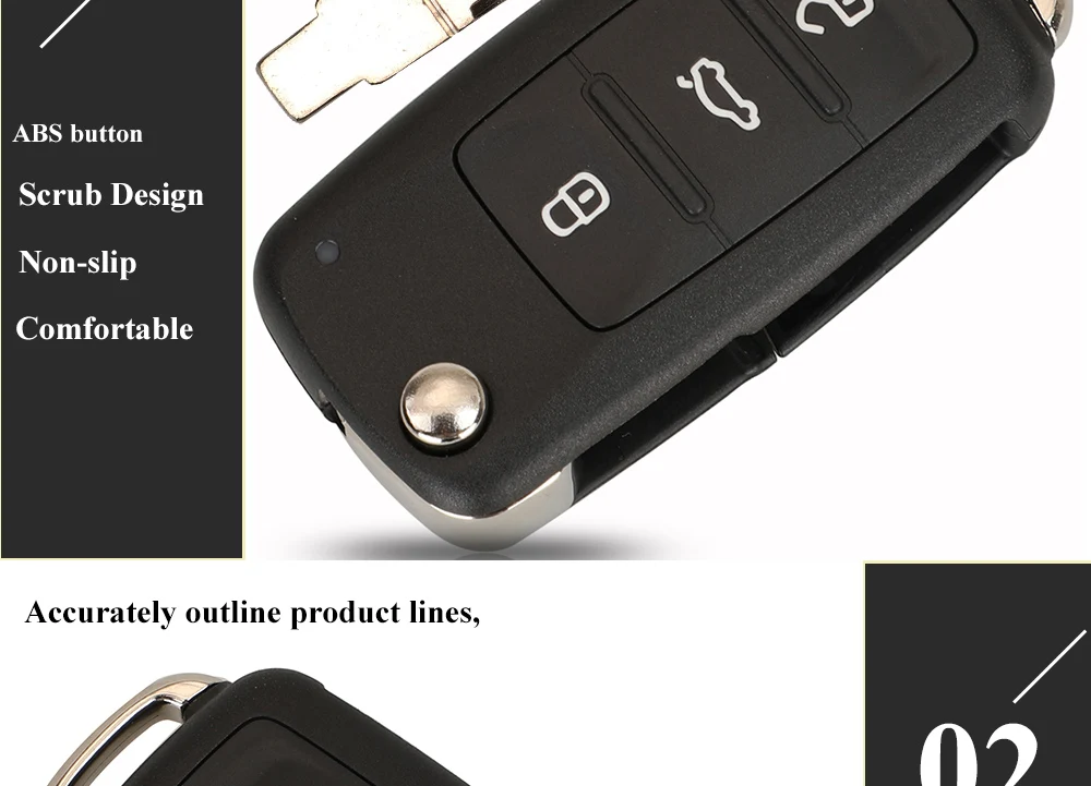 Keyforkess OEM 434Mhz ID48 chiave di vibrazione a distanza OEM per VW Volkswagen Beetle Caddy Eos Golf Jetta Polo Scirocco Tiguan Touran - H0ec3930a0214450383e86a5c9f02b7c4r