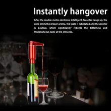 Электрический аэраторный графин для вина подарки-One-Touch портативный роскошный винный аэратор давления воздуха с-удобный носик повышения Wi-Fi