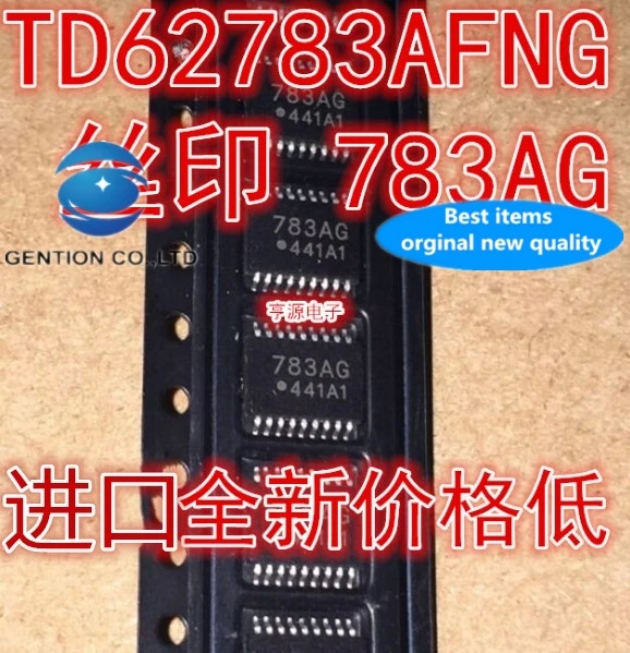 

30 шт., 100% оригинальная новинка, в наличии, TD62783 TD62783AFNG printing 783 ag