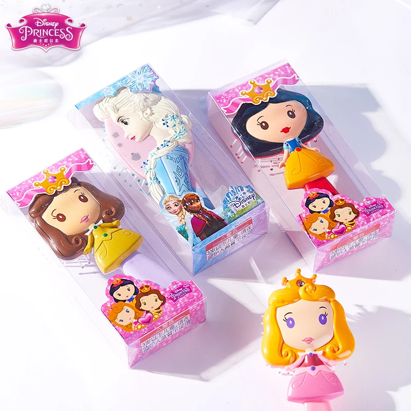 3D мультфильм стерео воздушная Подушка Расческа любимая девочка GiftDisney расческа замороженная Эльза Русалочка Ариэль для детей Рождество