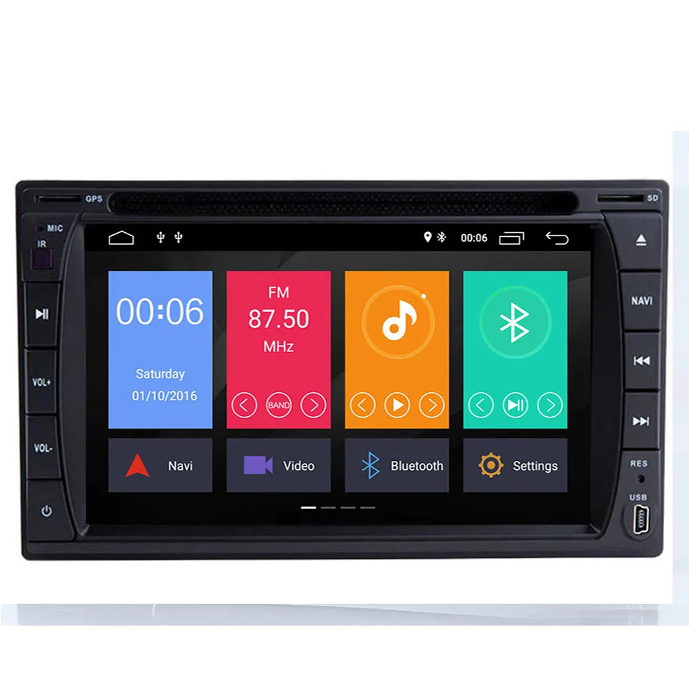 Perfect 2 Din Android 9.0 4+64G Universal Car DVD Multimedia Player GPS Navigation Wifi Bluetooth AutoRadio Stereo USB Audio Head unit 4