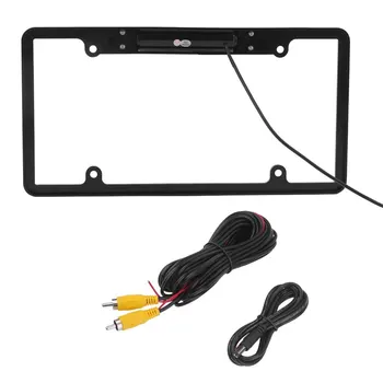 

Waterproof Car License Frame 170 Degree Lens Angle Car Rearview Parking Backup Camera Reverse Night Vision Camera