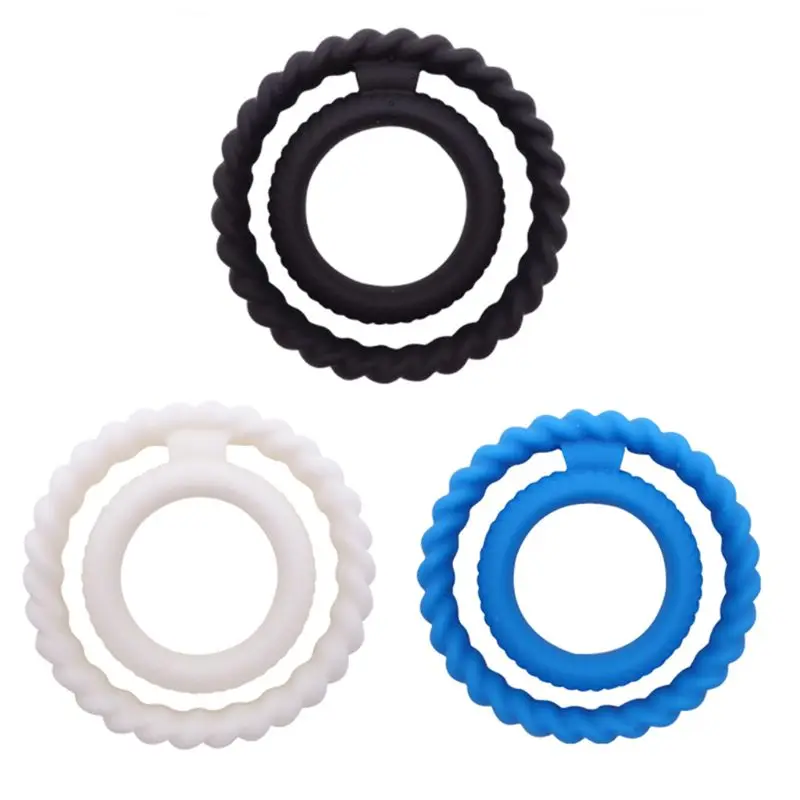 Силиконовый фаллоимитатор Кольцо Увеличитель увеличивающие кольца взрослый