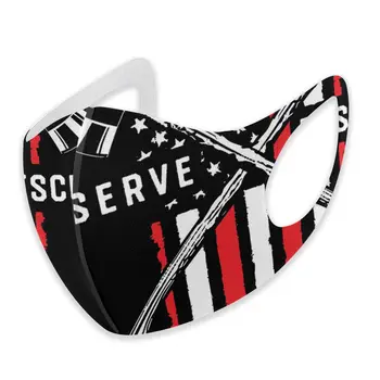 

American Flag print The stylish windproof and dustproof mask can clean the dustproof external shielding cloth.