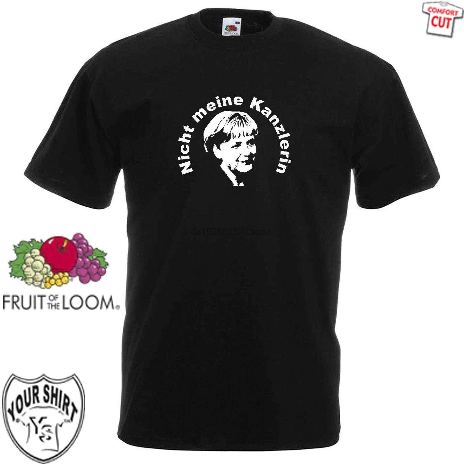 

Not My Kanzlerin T-Shirt Size S to 3XL Merkel Polits Short Sleeve Discount 100 % Cotton