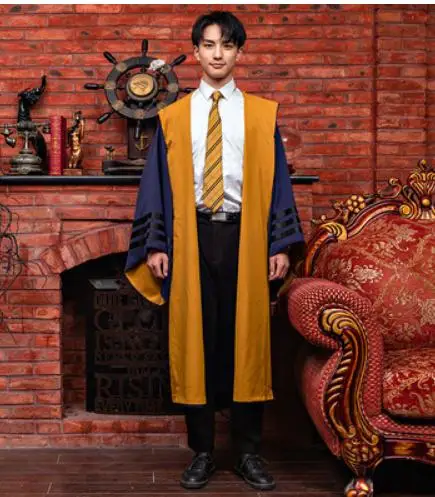 Косплей, Ravenclaw/Gryffindor/Hufflepuff/Slytherin, костюмы для косплея, костюм Малфой Гермионы, пальто noly - Цвет: male