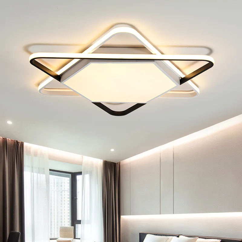 

Bedroom Lamp Concise Modern Household A Living Room Attract Top Light Personality Originality Hexagon Cozy Romantic Led Lamps