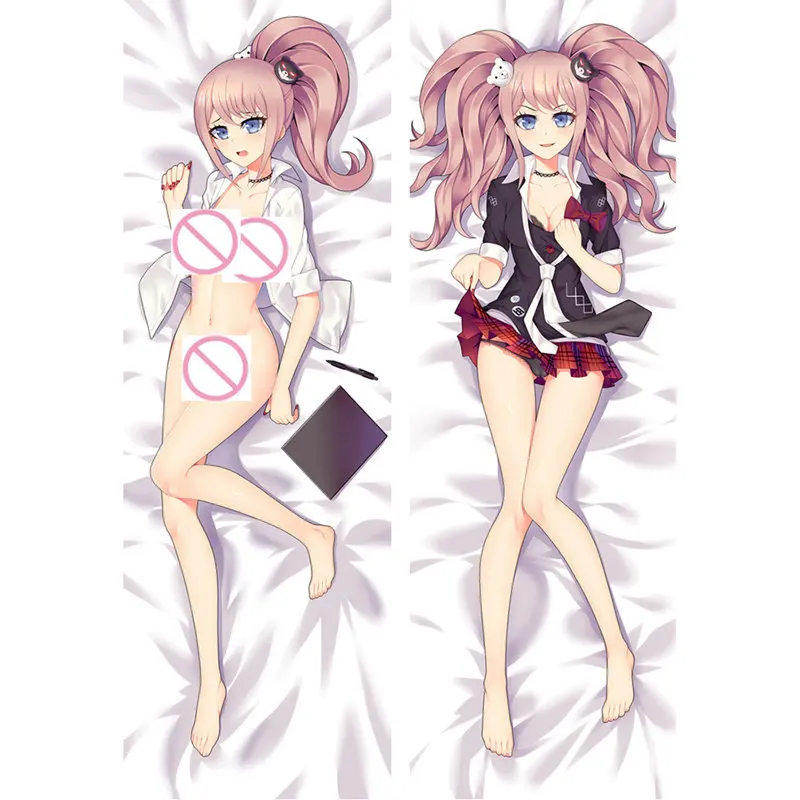 Peach skin Аниме данганронпа Наволочки Dakimakura Чехол классный мальчик сексуальный Nanami ChiaKi 3D двухсторонние постельные принадлежности обнимающие наволочки для подушек DM01 - Цвет: Peach skin