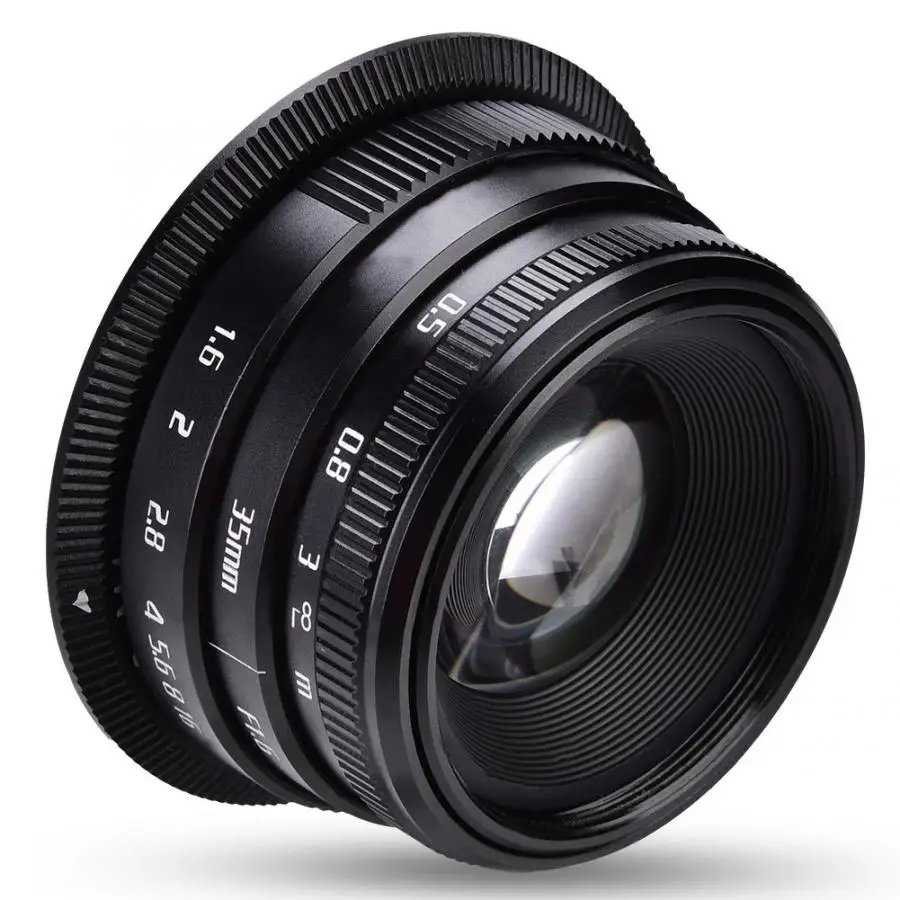 35 мм f1.6 ручная фокусировка объектива для Canon EOSM для Fujifilm крепление для M4/3 крепление беззеркальных камер фото объектив аксессуары