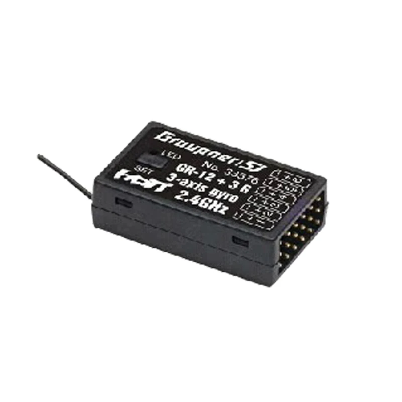 Graupner GR-12 + 3xG 2,4 GHz 6CH 3-axis gyro horizontal la estabilidad - 1
