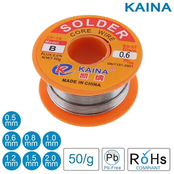 

Solder Wire 50g Soldering Solder 0.5/0.6/0.8/1/1.2/1.5/2.0mm Welding Wire 63/37 FLUX 2.0% Tin for Soldering Lead Free Wire