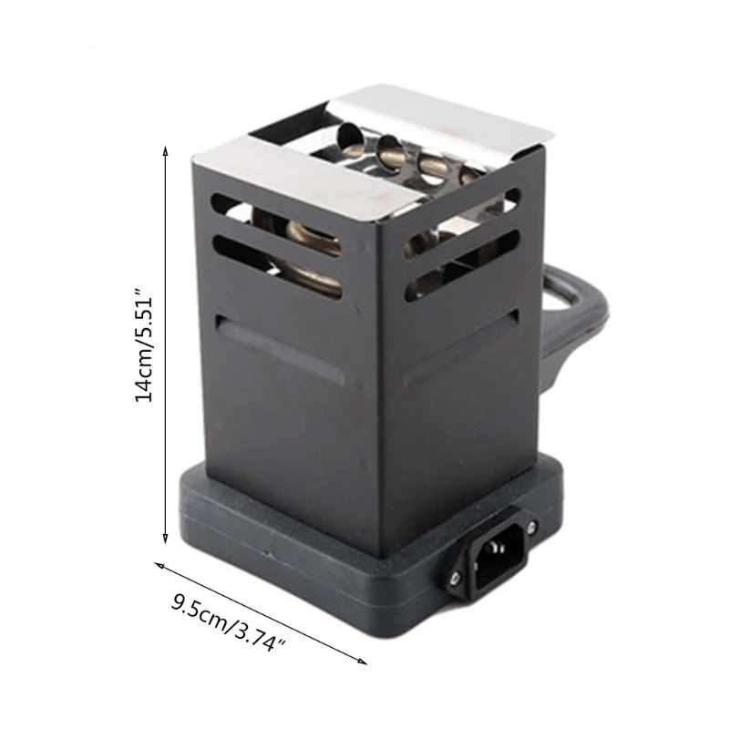Portable Mini Square Charcoal Stove Electric Burner Hotplate Furnace Home Cook 2