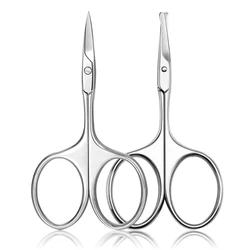 1Pcs Professional Small Makeup Eyebrows Grooming Scissors Cuticles For Face Nose Hair Beard Trimmer Men and Women Beauty Tool
