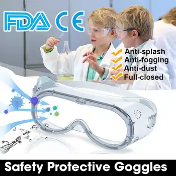 

Protective Glasses Safety Protective Goggles Glasses Transparent Lens Goggles Prevent Infection Eye Mask Anti-Fog Splash Goggles