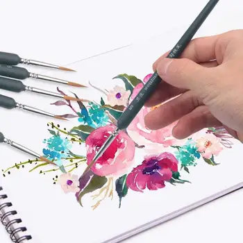 

10Pcs/Set Fine Hand-painted Thin Hook Line Pen Baton line hook L1Y4 Brush Supplies Line Art drawing pen Art Drawing Paint P P2R5
