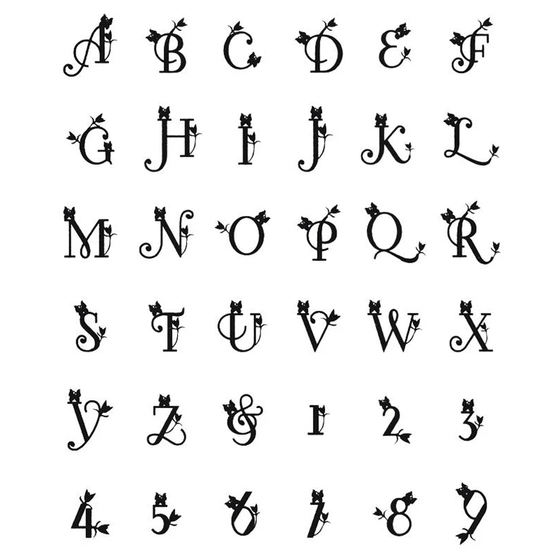 uppercase letter stamps for scrapbooking and cardmaking | Дом и сад