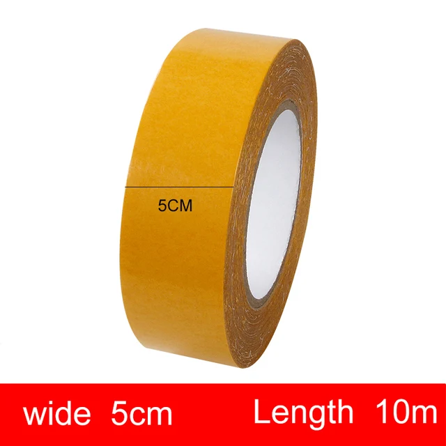 Strong Fixation Of Double Sided Cloth Base Tape Translucent Mesh Waterproof Super Traceless High Viscosity Carpet Adhesive Width 5cm