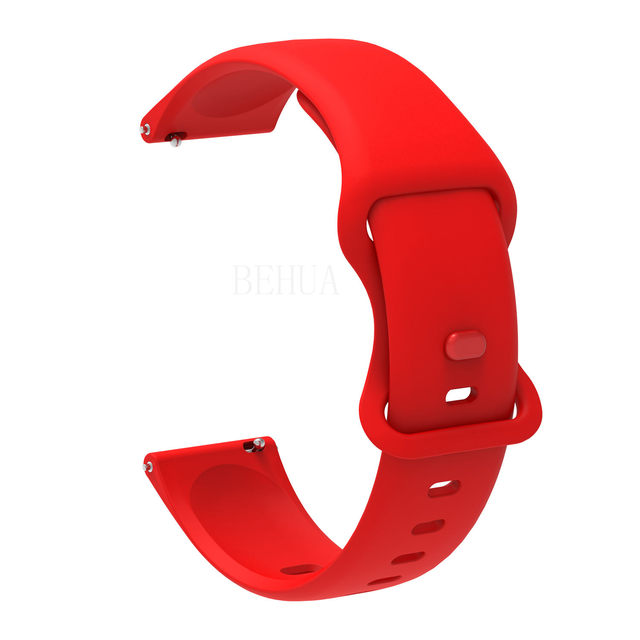 22mm Silicone WatchBand For Haylou RS3 LS04 / RT LS05S Strap Smart Wristband Bracelet For Haylou Solar LS02 Band WristStrap