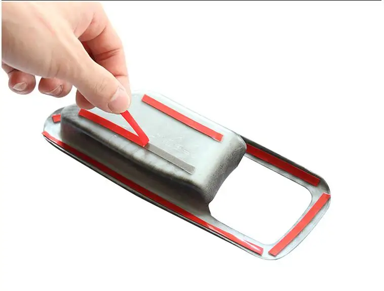 Decorative interior door handle frame patch carbon fiber inner door bowl protection frame interior for Toyota Avalon