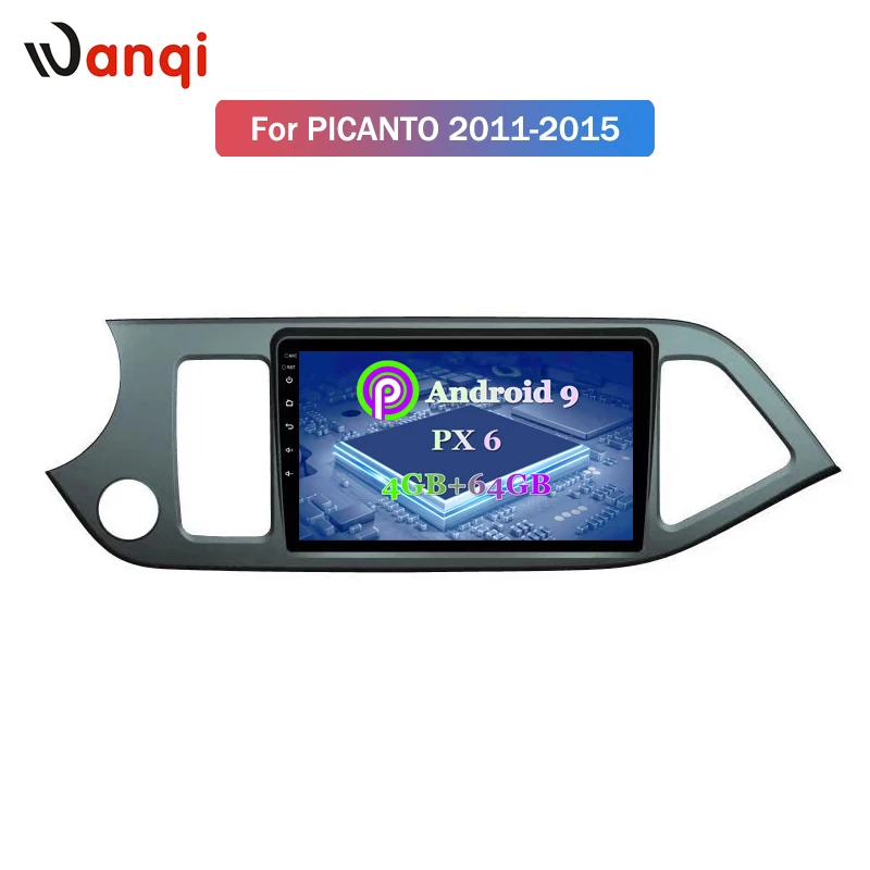 Android 9 ips дюймов Автомобильный dvd плеер для KIA morning picanto 2011 2015 с аудио радио
