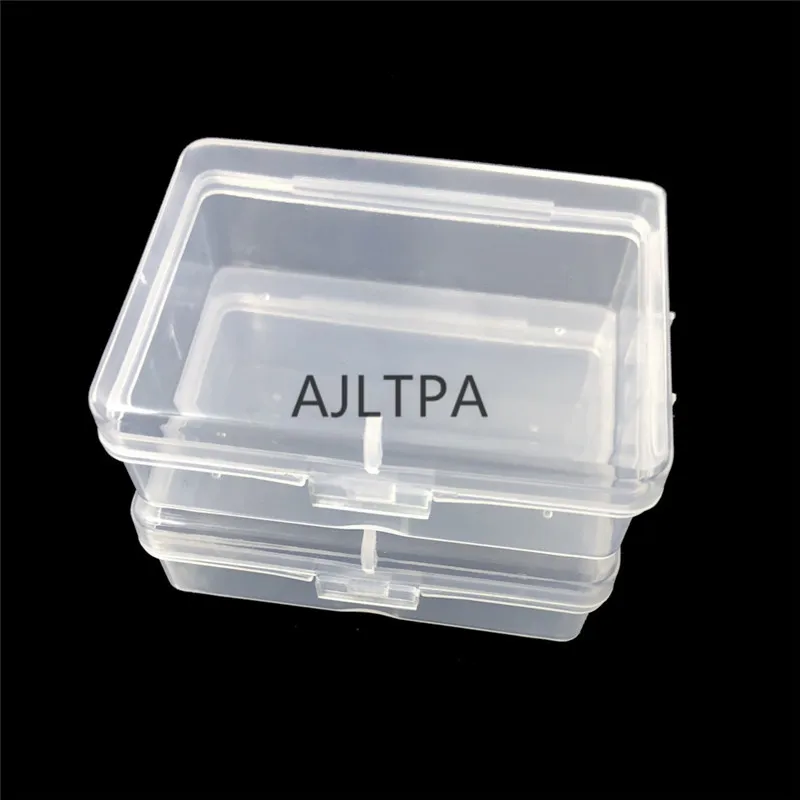 300 шт./лот прозрачные крышкой маленький пластиковый ящик для мелочей Запчасти коробка для хранения инструментов ювелирные изделия Дисплей коробка, винт контейнер для бисера CT0338
