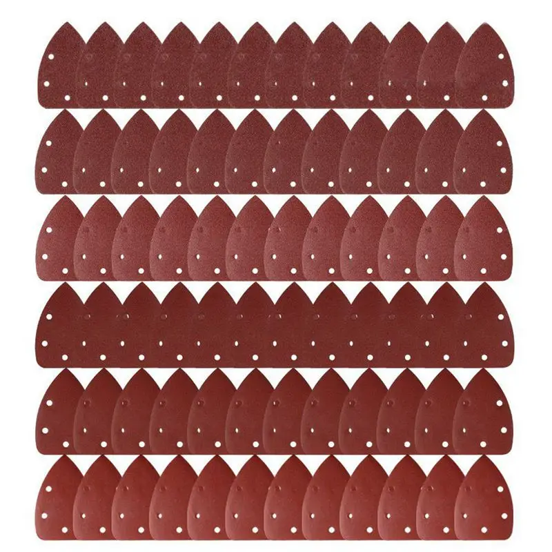 72 Pcs 140mm Mouse Detail Sander Sandpaper Pads Sanding Sheets Assorted 40 60 80 120 240 Grits | Автомобили и мотоциклы