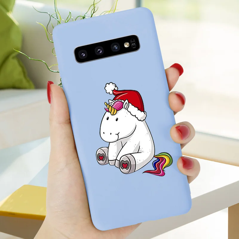 A2 Яркие Рождественские чехол s для samsung Galaxy S10 S9 S8 плюс S10e чехол J4 J6 J3 J5 J7 плюс Чехол Мягкий силиконовый чехол - Цвет: A2