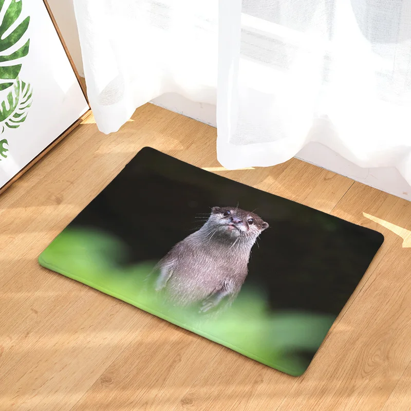 3D мультфильм животных живописные печатные смешной коврик для молитвы кухонные коврики моющиеся половые коврики офисные стулья памяти пенопласт ковер
