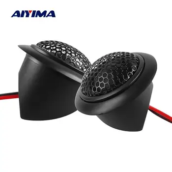 

AIYIMA 2Pcs 2 Inch Tweeter Audio Loudspeaker 80W Stereo Treble Speaker Horn Dome DIY Car Audio Sound System