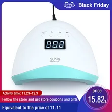 Солнце один 48/24W Светодиодный УФ ногтей гелем быстро лампа светильник для УФ-светодиодный гель лак для ногтей профессии лед лампа для маникюра, Сушилка для ногтей