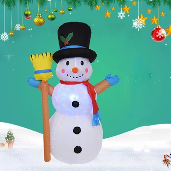 

Inflatable Santa Claus Snowman Christmas Decoration For Hotel Supper Market Inflatable Snowman Xmas Ornament Toy New Year