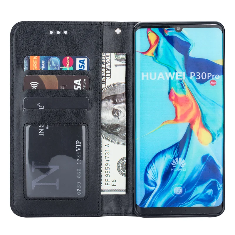 Роскошный кожаный чехол для huawei mate 20 10 Lite Pro P20 P30 Pro Lite P Smart Plus Y7, чехол-бумажник с откидной крышкой и подставкой для карт