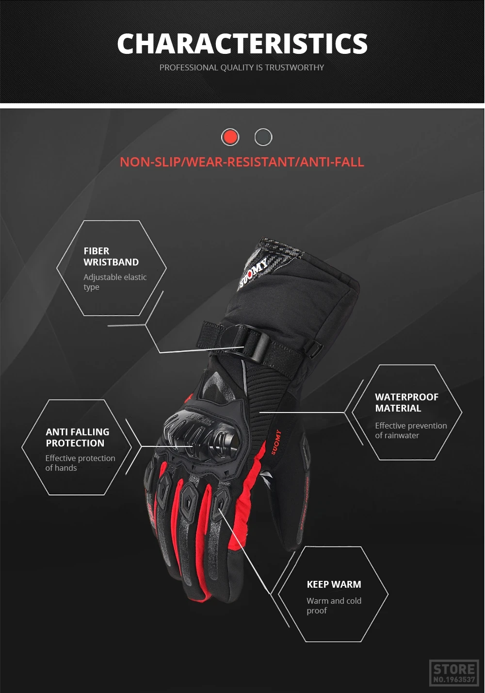 Winter warm motorcycle gloves Waterproof windproof Guantes Moto Luvas Touch Screen luva motociclista luvas moto
