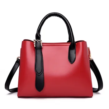 

Designer Tote Bags For Women 2019 Luxury High Quality PU Leather Handbag Female Large Capacity Crossbody Bag Bolsa Feminina Red