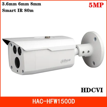 

Dahua Lite Plus Series 5MP HDCVI Camera 1/2.7" CMOS 2pcs IR LEDs Smart IR 80 meters 3.6mm,6mm, 8mm Optional Aluminium Case