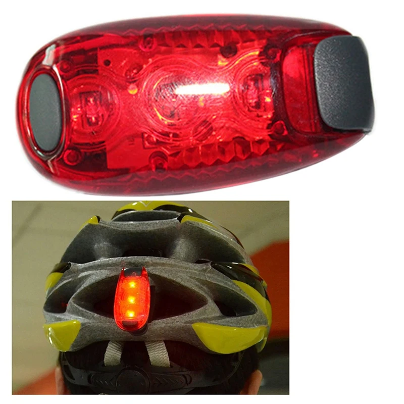 

Bike Cycling Lights Super Bright 3 Led Bike Light Taillight Safe Lamp Warning Mountaineering Backpack Helmet Run
