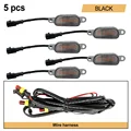 5Pcs Black-Amber