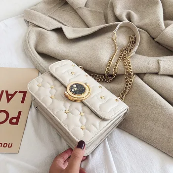 

Louis Brand Mini Leather Crossbody Bags for Women Chain Shoulder Messenger Bag Lady Travel Purses and Handbags Cross Body Bag