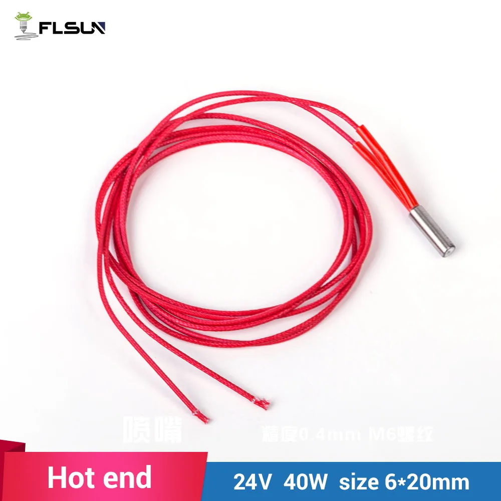 5 шт. FLSUN тепловой стержень для 3D принтера Hotend 24 в 40 Вт подойдет фотографий |