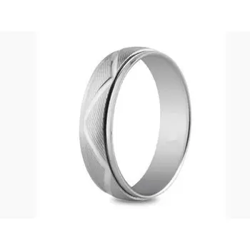 

Lapidated silver alliance with uves about 5 mm wide